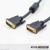 DVI-I Dual link kabel, 10m, han/han
