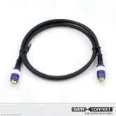 Optisk TOSLINK audio kabel, 3m, han/han