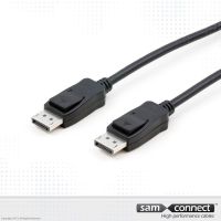 Displayport kabel, 5m, han/han