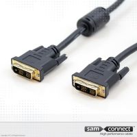 DVI-D Single Link kabel, 10m, han/han