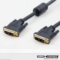 DVI-I Single Link kabel, 1.8m, han/han