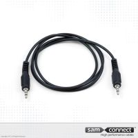 3.5mm mini Jack kabel, 1m, han/han