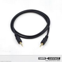 3.5mm mini Jack Pro serie kabel, 1m, han/han