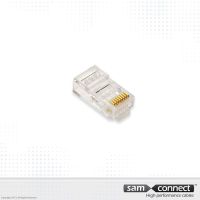 UTP Cat 5e RJ-45 8P8C stik, sæt 10stk.